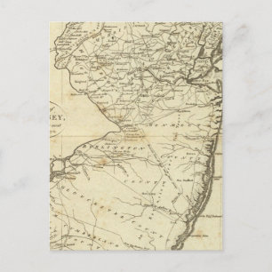 Cartão Postal Estado de Nova Jersey