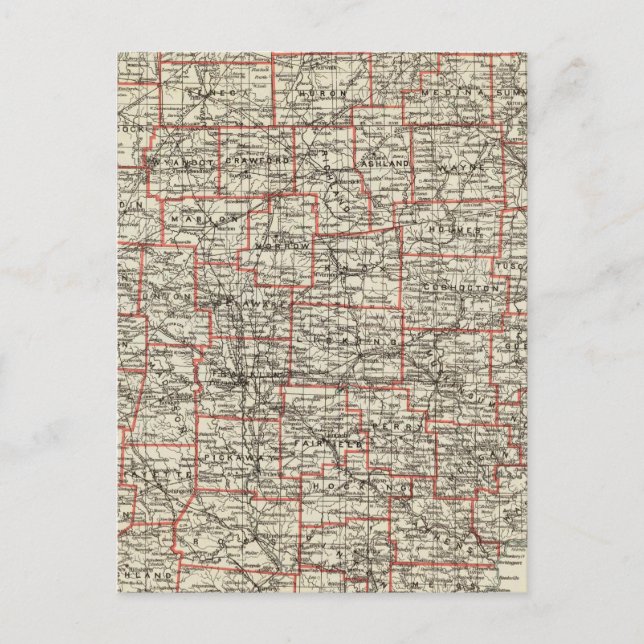 Cartão Postal Estado de Ohio (Frente)