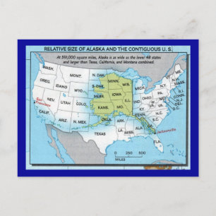 Cartão Postal Estado Do Alasca