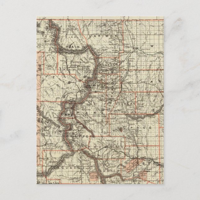 Cartão Postal Estado do Colorado (Frente)