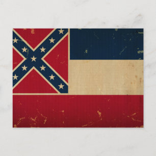 Cartão Postal Estado do Mississippi Flag VINTATE.png