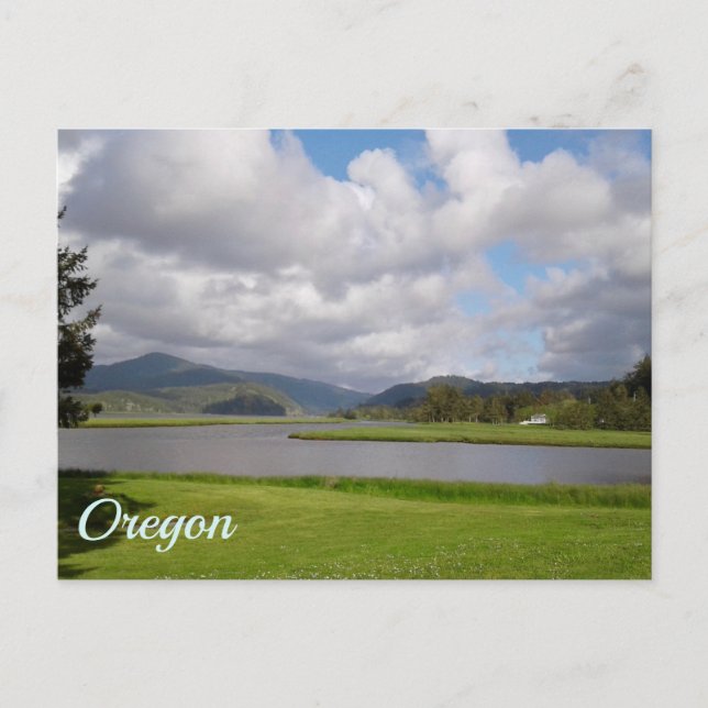 Cartão Postal Estado do Oregon (Frente)
