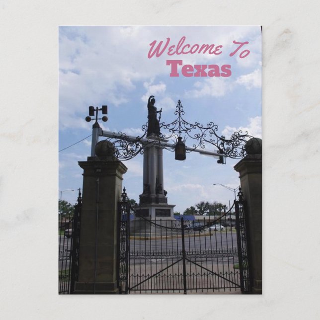 Cartão Postal Estado do Texas (Frente)