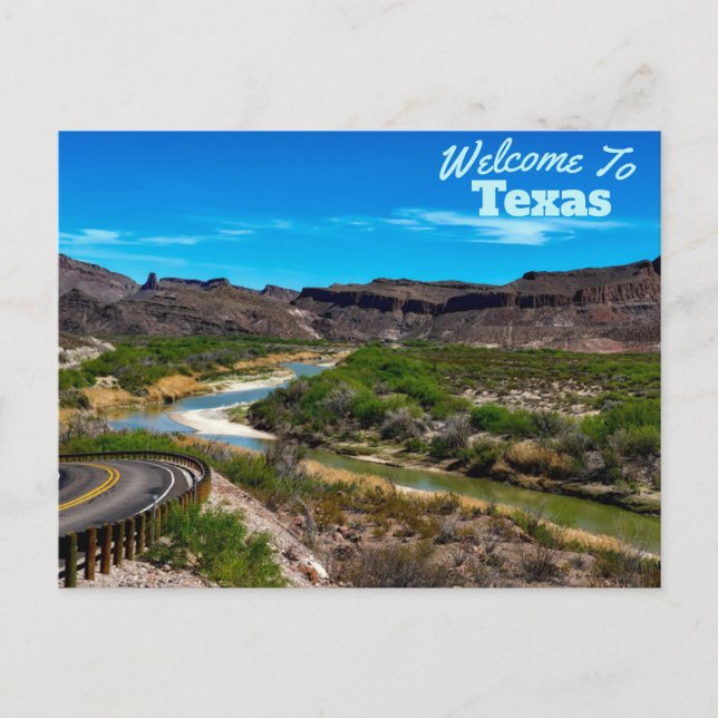 Cartão Postal Estado do Texas (Frente)