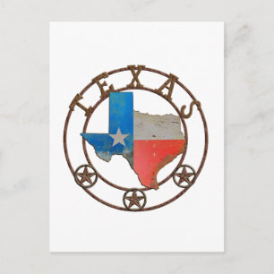 Cartão Postal Estado do Texas Wdry Iron