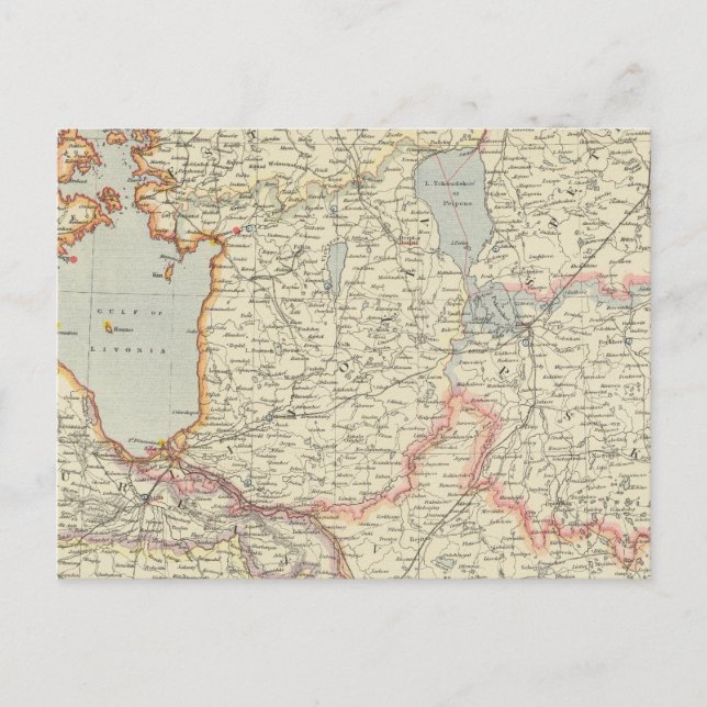 Cartão Postal Estados Bálticos (Frente)