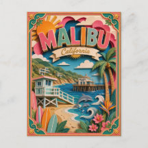 Estados de PopCut Malibu Califórnia Arte de Papel