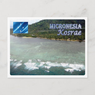 Cartão Postal Estados Federados da Micronésia - Kosrae -