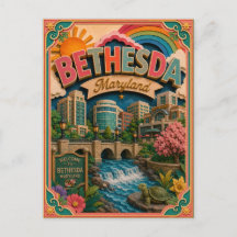 Estados PopCut Bethesda Maryland Arte em Papel