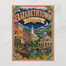 Estados PopCut Elizabethtown Kentucky Arte em Pape