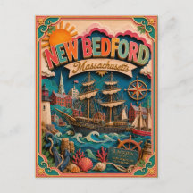 Estados PopCut New Bedford Massachusetts Arte em P