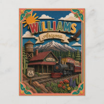 Estados PopCut Williams Arizona Arte de Papel