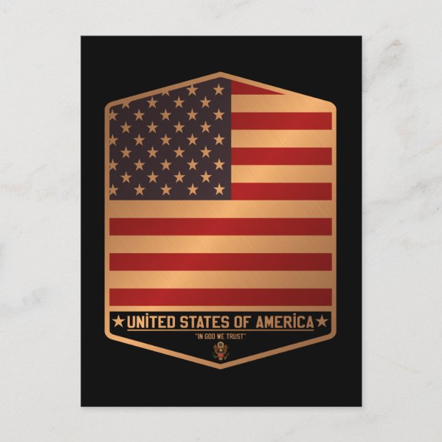 Cartão Postal Estados Unidos (Frente)