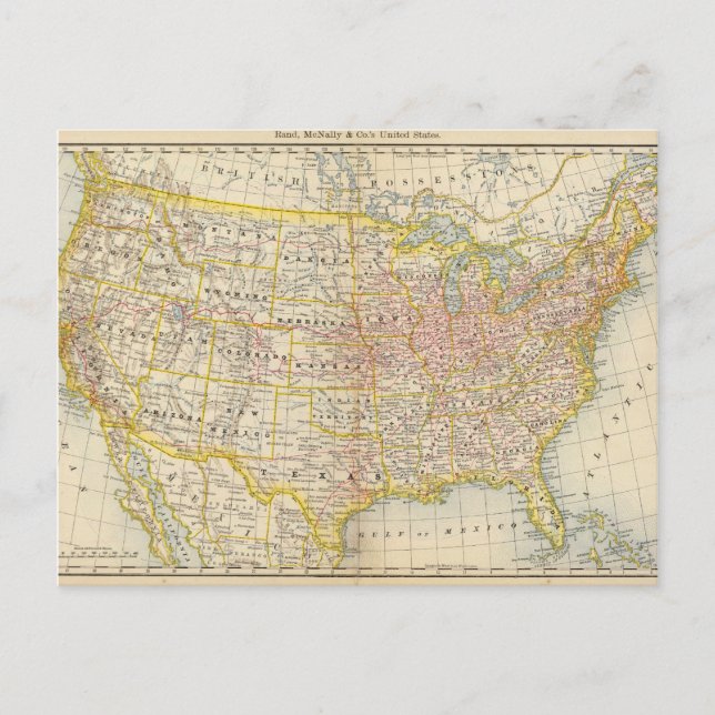 Cartão Postal Estados Unidos 4 (Frente)