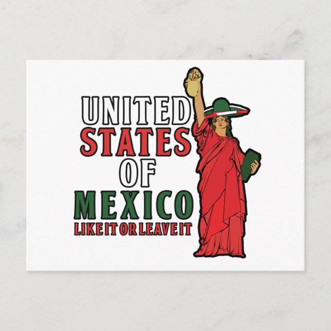 Cartão Postal Estados Unidos do México (Frente)