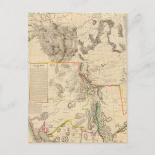 Cartão Postal Estados Unidos ocidentais compostos