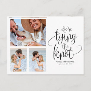 Cartão Postal Estamos a Casando Guardar a data Simples 3 Foto
