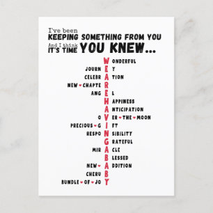 Cartão Postal Estamos a ter uma Revolução Única para Bebês