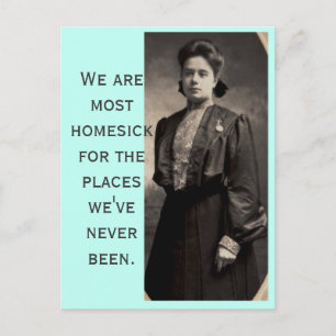 Cartão Postal Estamos com saudades de casa de lugares que nunca 