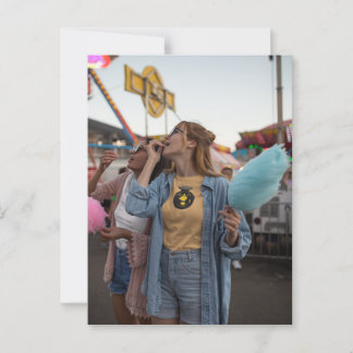 Cartão Postal Estamos do lado de fora