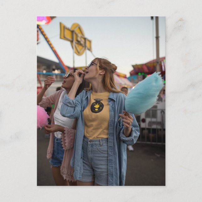 Cartão Postal Estamos do lado de fora (Frente)