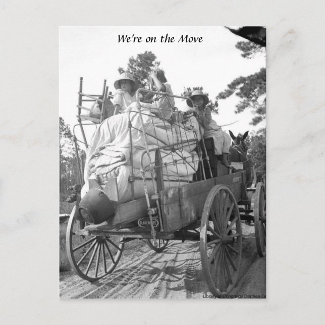 Cartão postal 'Estamos em movimento' (Frente)