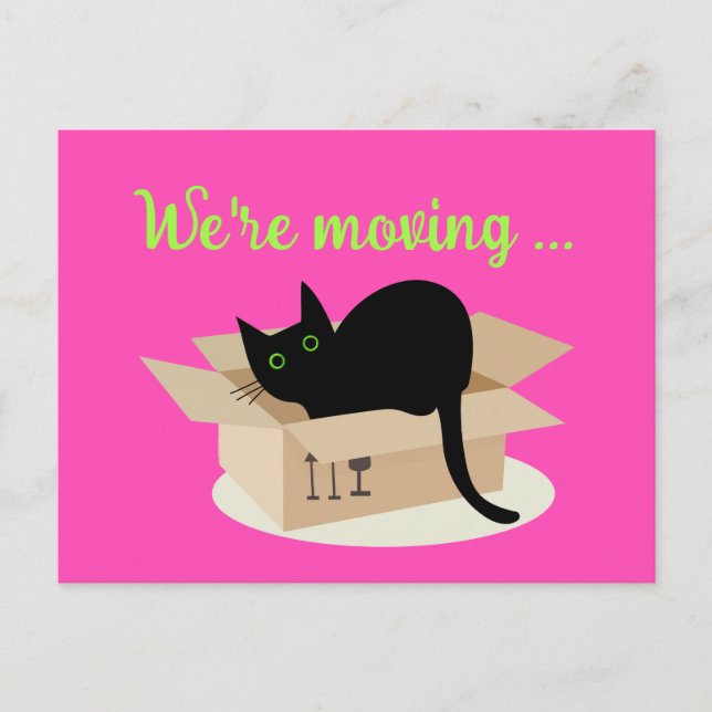 Cartão Postal estamos nos movendo (Frente)