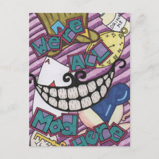 Cartão Postal Estamos todos loucos aqui