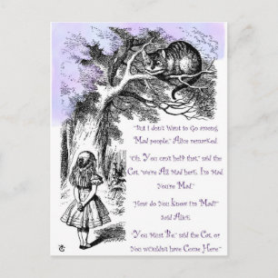 Cartão Postal Estamos todos loucos aqui