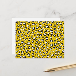 Cartão Postal Estampa de leopardo, manchas de leopardo, leopardo