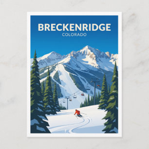 Cartão Postal Estância de Esqui Breckenridge Colorado