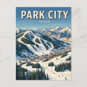 Cartão Postal Estância de Montanha Park City Utah