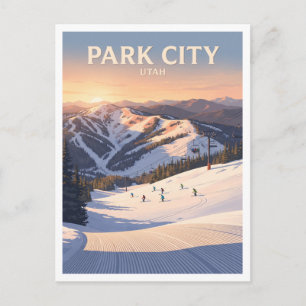 Cartão Postal Estância de Montanha Park City Utah