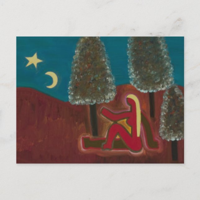 Cartão Postal Estar na Escócia com meus pensamentos 2009 (Frente)