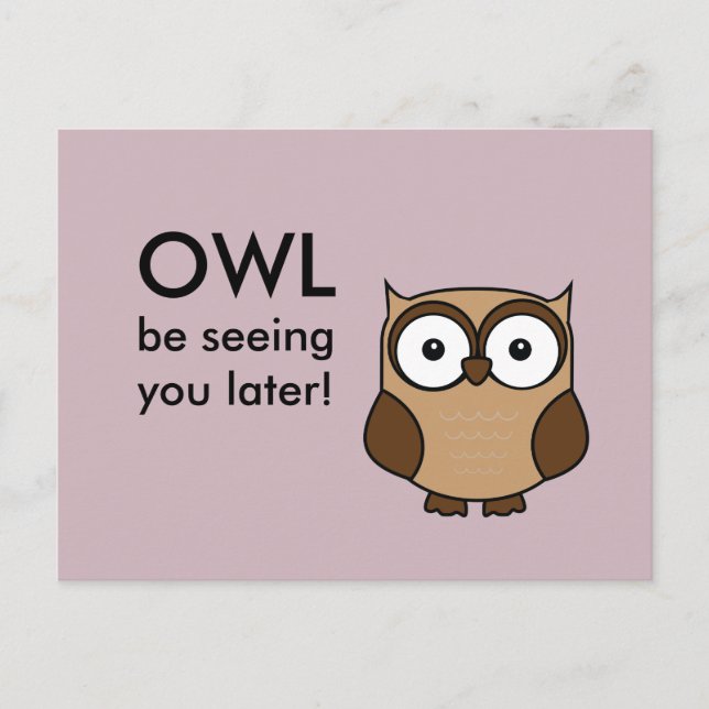 Cartão Postal Estaria Vendo Você Mais Tarde (Frente)