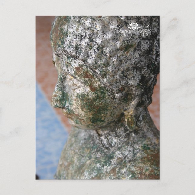 Cartão Postal Estátua Buda - Tailândia (Frente)