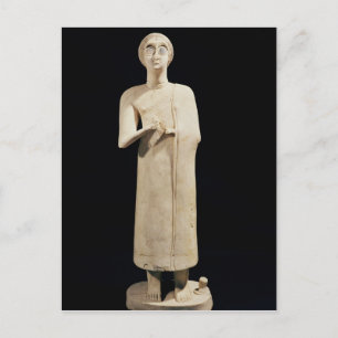 Cartão Postal Estátua da Deusa Excelente, de Diga Asmar