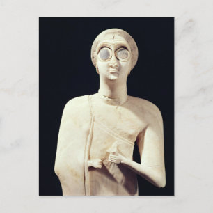 Cartão Postal Estátua da Deusa Excelente, de Diga Asmar