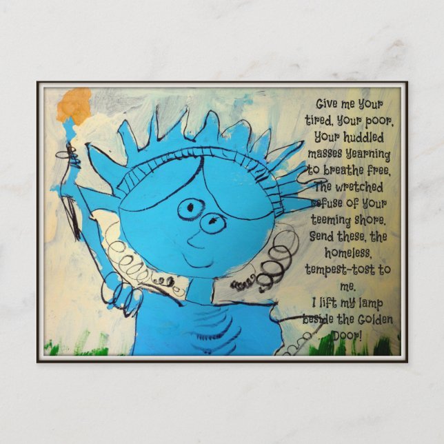Cartão Postal Estátua da Liberdade (Frente)