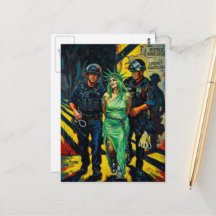 Estátua da Liberdade Algemada e Presa