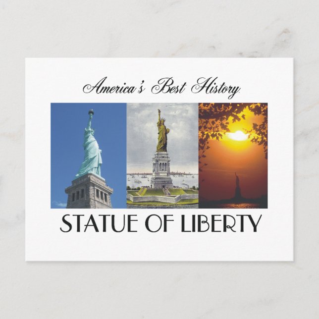 Cartão Postal Estátua da Liberdade da ABH (Frente)