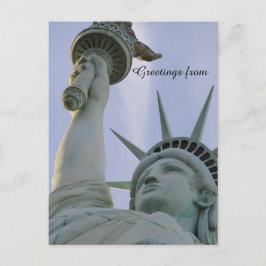 Cartão Postal Estátua da liberdade de estátua