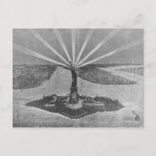 Cartão Postal Estátua da Liberdade, de "O Gráfico"