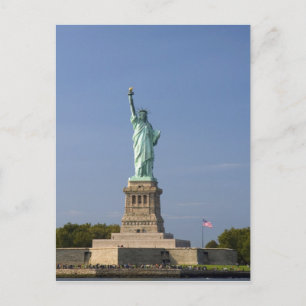 Cartão Postal Estátua da Liberdade na Ilha da Liberdade em Nova
