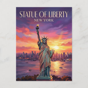 Cartão Postal Estátua da Liberdade Nova York