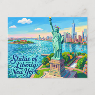 Cartão Postal Estátua da Liberdade, Nova York