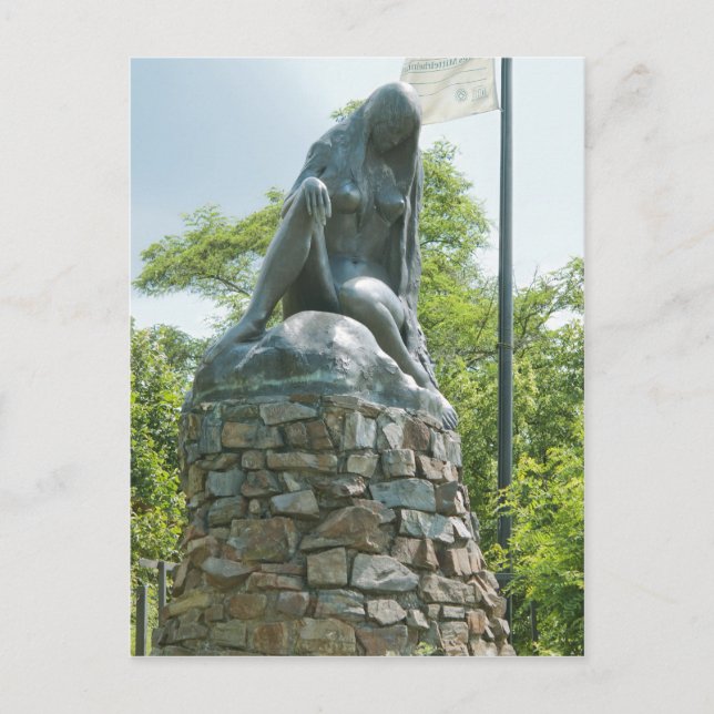 Cartão Postal Estátua da Lorelei (Frente)
