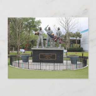 Cartão Postal Estátua Da Nasa Que A Águia Lançou