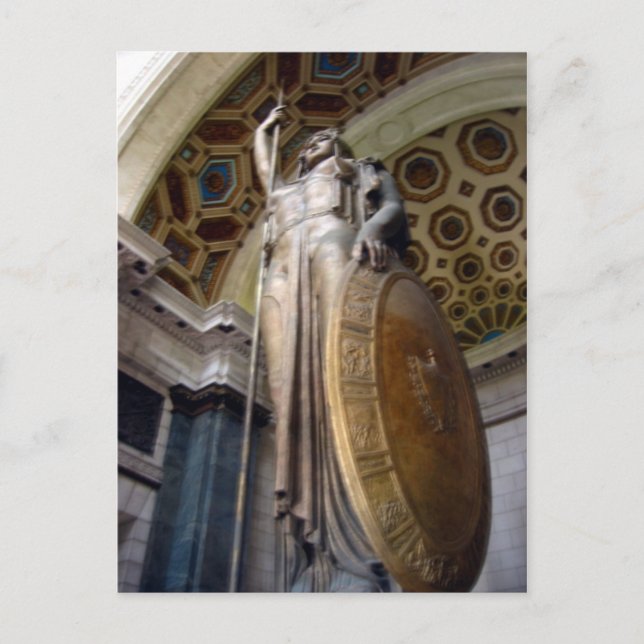 Cartão Postal estátua de el capitolio (Frente)