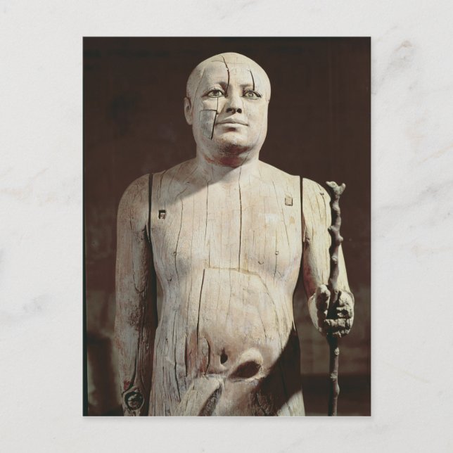 Cartão Postal Estátua de Ka-Aper (Frente)